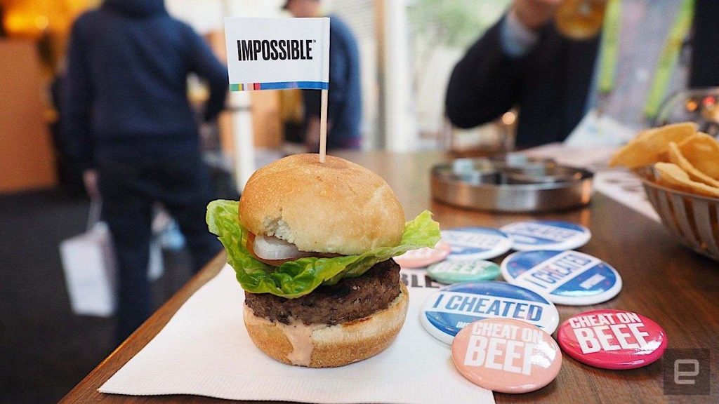 Thử món Imposible Hamburger 2.0