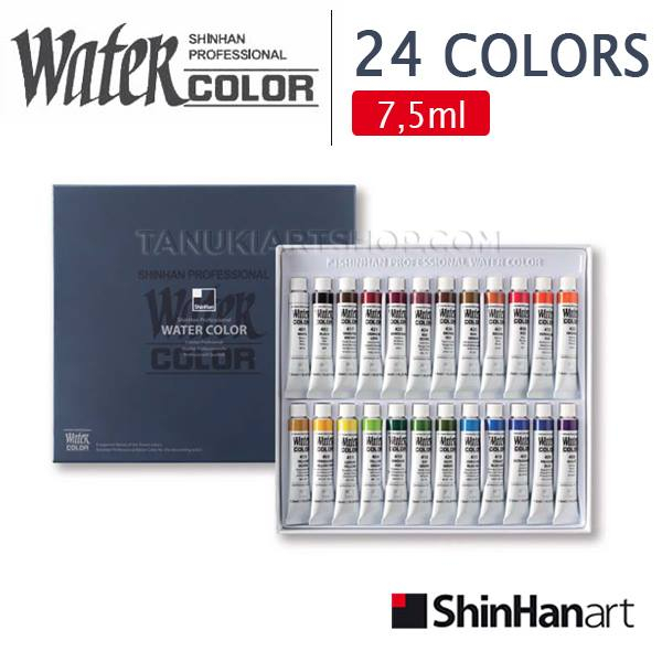 Màu nước ShinHan Professional set 24 màu