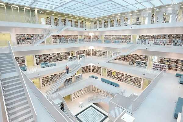 Thư viện Stadtbibliothek am Mailander Platz, Đức châu Âu